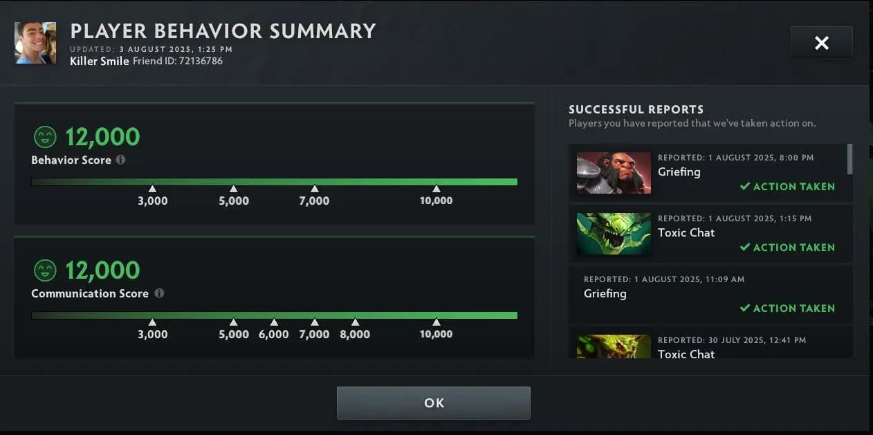 Dota 2 new behavior score system guide
