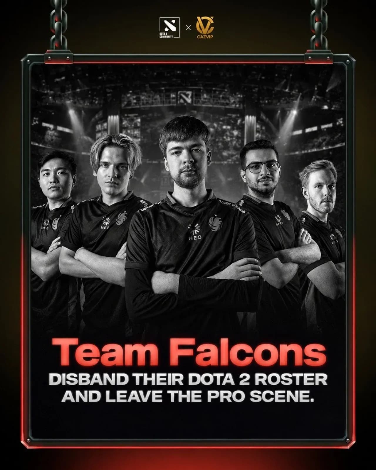 The End of an Era: Team Falcons Disband Their Dota 2 Roster