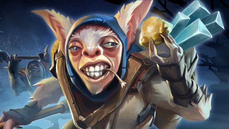 Dota 2 patch 7.41b blog cover with dark esports style background
