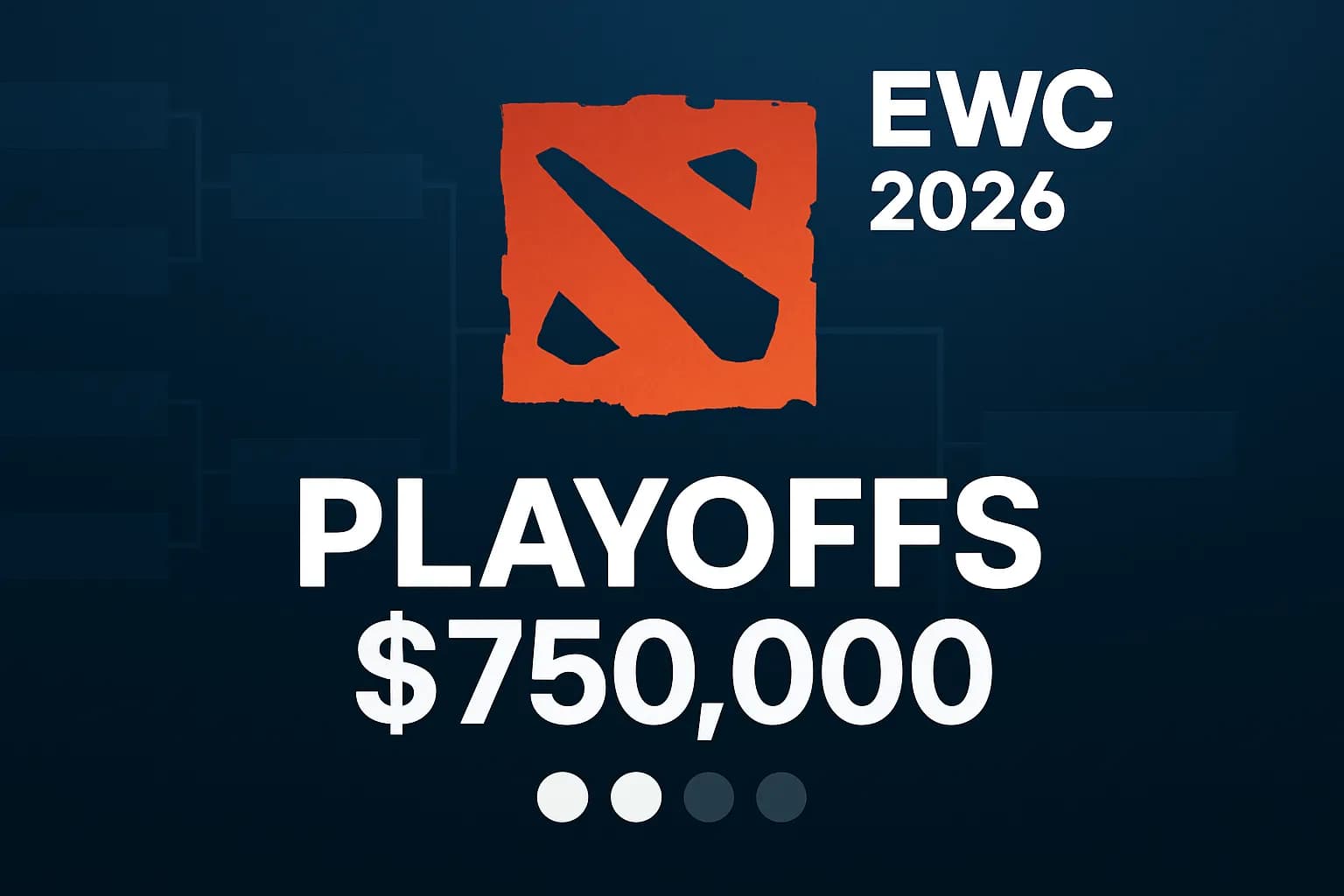 EWC 2026 Dota 2 Playoffs Start Tomorrow: $750,000 on the Line, Four 9-1 Teams, and the Last Seats Decided Today